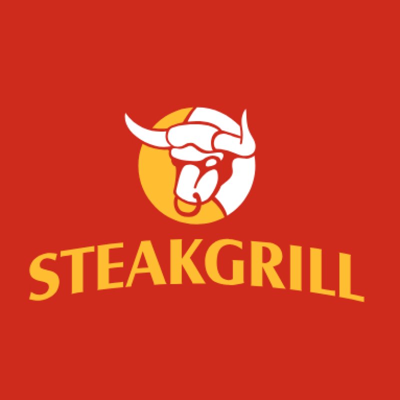 Logo na červeném pozadí
