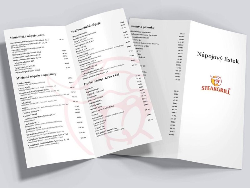 Drink and Wine List